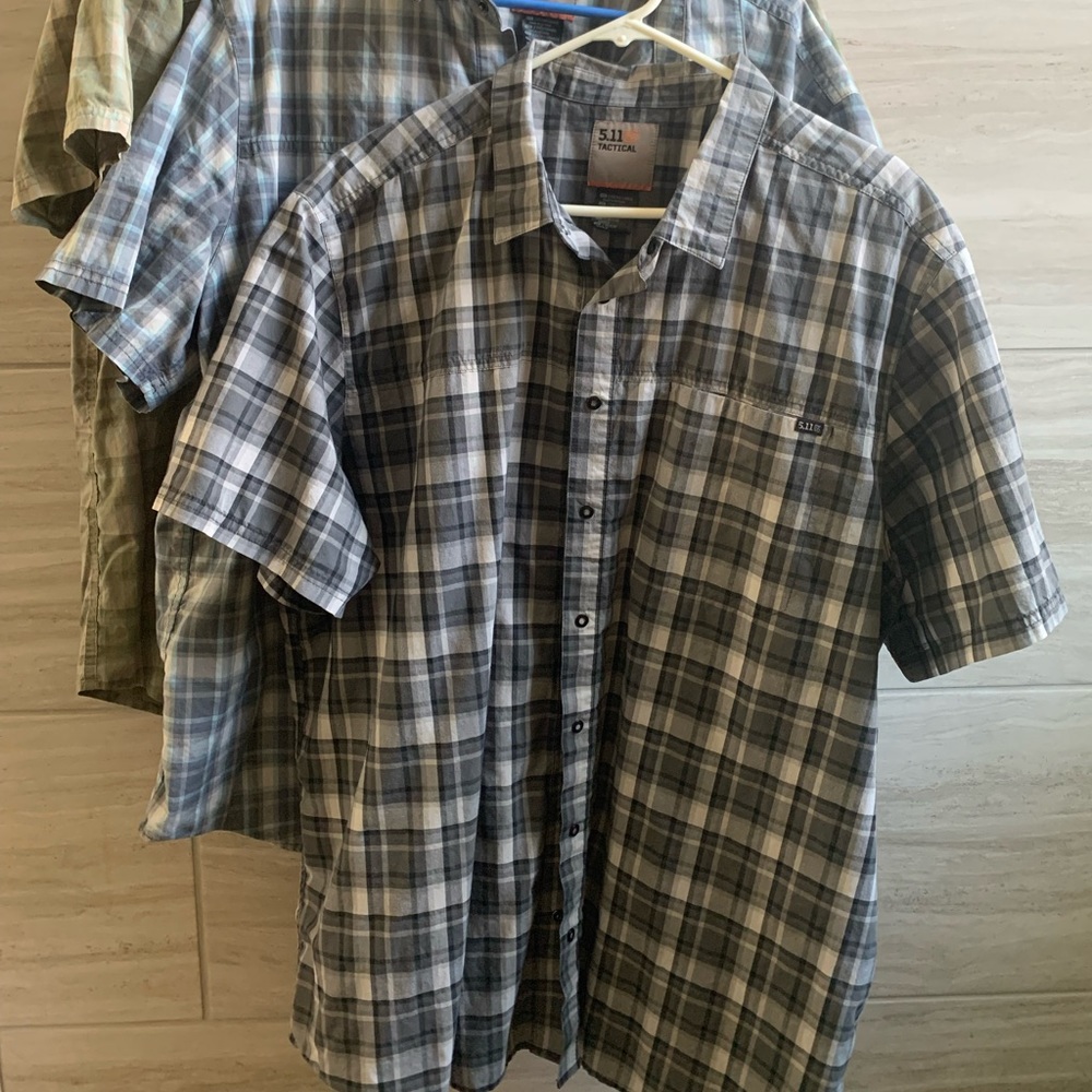 5.11 Tactical Collard Plaid Shirt